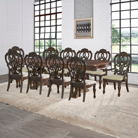 Royale - 12 Piece Dining Set - Brown