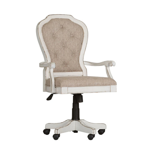 Magnolia Manor Jr Executive Desk Chair in Antique White image