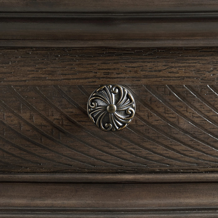 Brunswick Dresser and Mirror Set in Mahogany