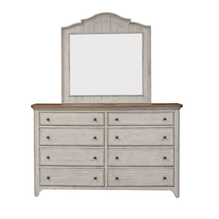 Farmhouse Reimagined Mirror in Antique White image