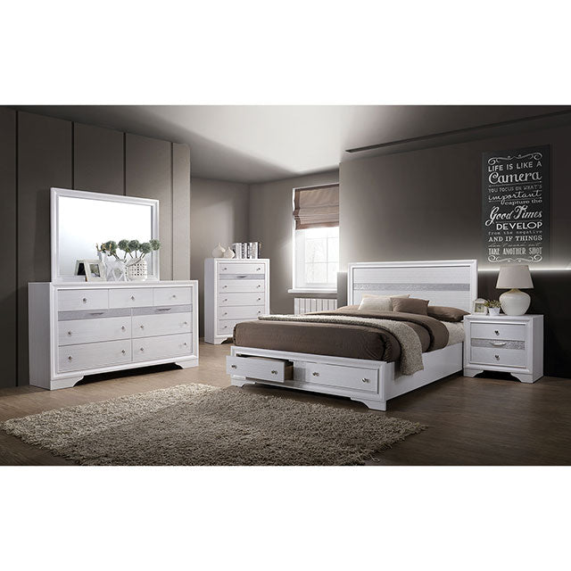 Chrissy 4 Pc Queen Bedroom Set - Red Gate Home Furnishings (Ball Ground, GA)