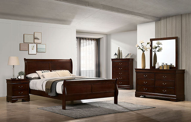 Louis Philippe Queen Bedroom Set - Red Gate Home Furnishings (Ball Ground, GA)