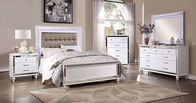 Brachium Queen Bedroom Set Silver - Red Gate Home Furnishings (Ball Ground, GA)