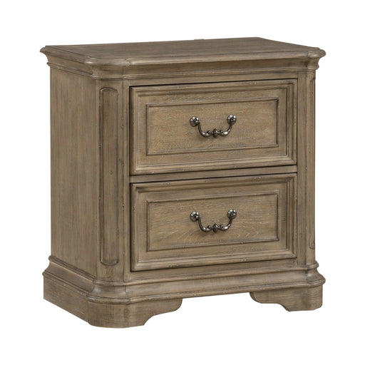 Magnolia Manor II 2 Drawer Nightstand in Weathered Bisque image