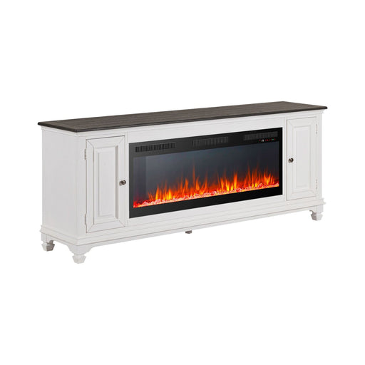 Fireplace TV Consoles 417 80 Inch Console w/ Fire FTS - Red Gate Home Furnishings (Ball Ground, GA)