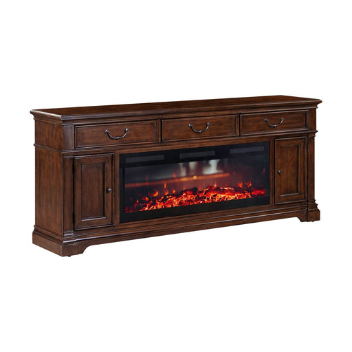 Fireplace TV Consoles 512 84 Inch Console w/ Fire FTS - Red Gate Home Furnishings (Ball Ground, GA)