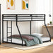 Rothwell Metal Bunk Bed Twin/ Full - Red Gate Home Furnishings (Ball Ground, GA)