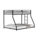 Rothwell Metal Bunk Bed Twin/ Full - Red Gate Home Furnishings (Ball Ground, GA)