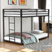 Rothwell Metal Bunk Bed Twin/ Full - Red Gate Home Furnishings (Ball Ground, GA)