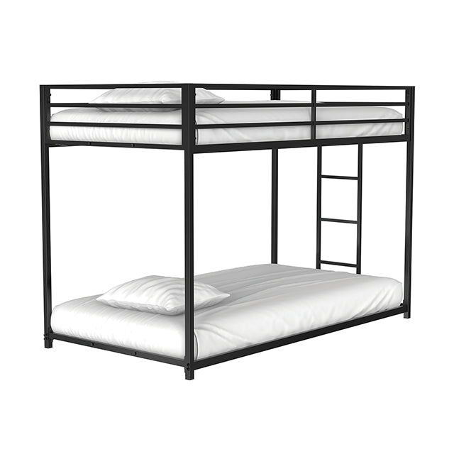 Rothwell Metal Bunk Bed Twin/ Full - Red Gate Home Furnishings (Ball Ground, GA)