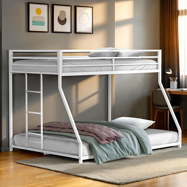 Rothwell Metal Bunk Bed Twin/ Full - Red Gate Home Furnishings (Ball Ground, GA)