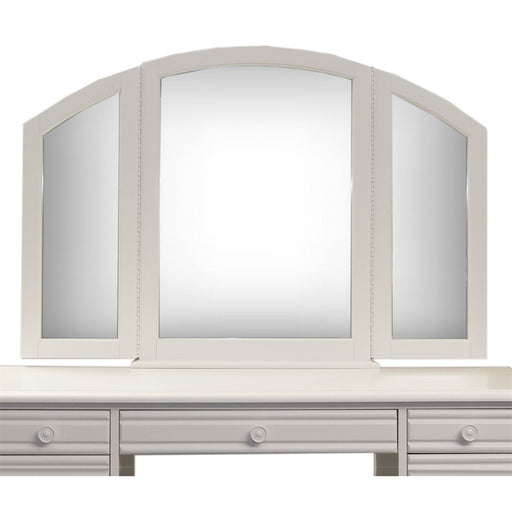 Liberty Furniture Summer House Vanity Mirror in Oyster White image