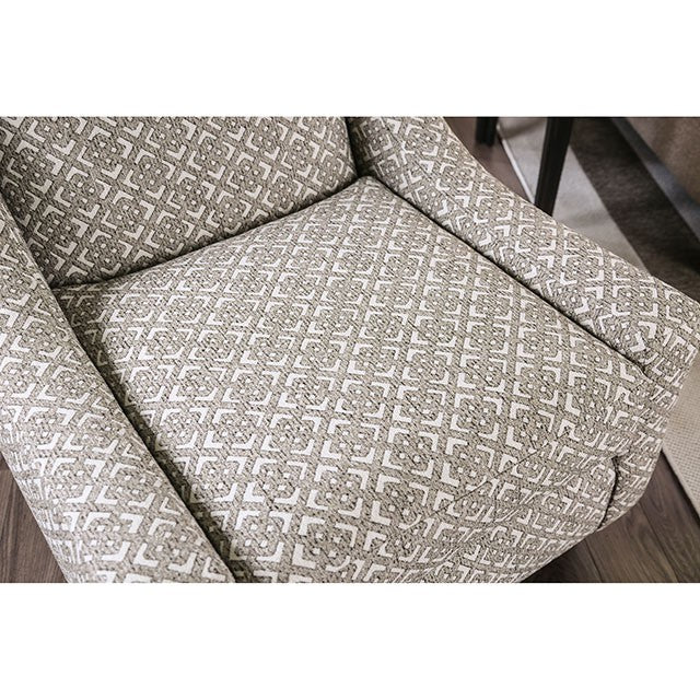 Dorset Light Gray/Pattern Square Chair