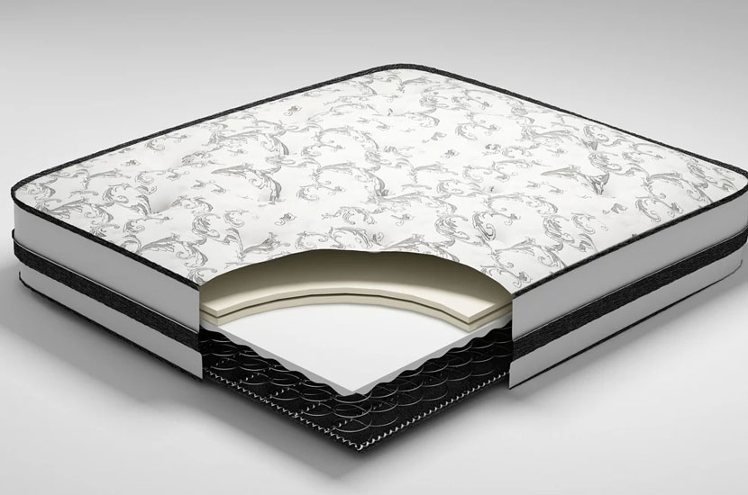 8 inch hybrid innerspring mattress in a box